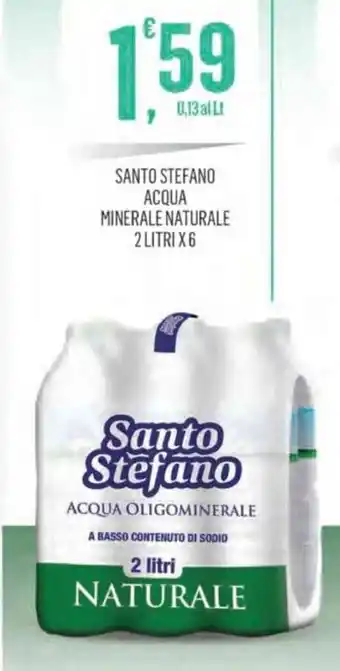 Vibian Santo Stefano Acqua Minerale Naturale 2 litri x 6 offerta