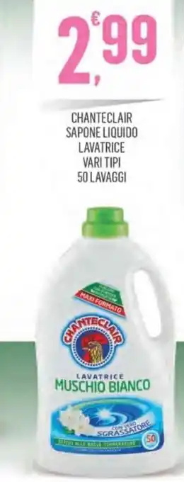 Chanteclair Sapone Liquido lavatrice vari tipi 50 lavaggi