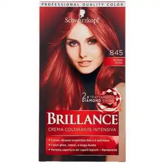 Brillance crema colorante rosso raso 845