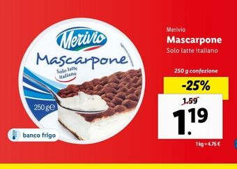 Lidl Mascarpone offerta