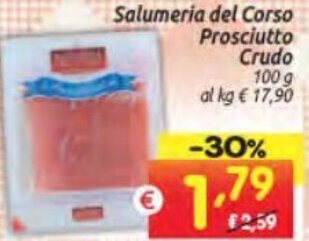 Salumeria del Corso Prosciutto Crudo 100 g