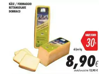Coop Formaggio Rettangolare Dobbiaco offerta