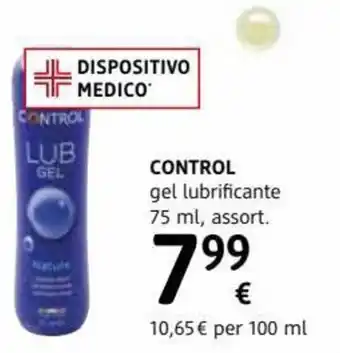 Control gel lubrificante 75 ml