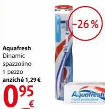 dm drogerie markt Aquafresh Dinamic spazzolino 1 pezzo offerta