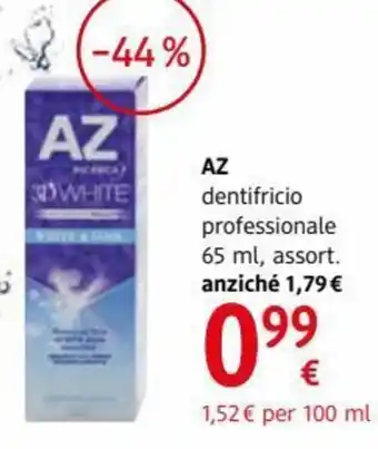 AZ dentifricio professionale 65 ml