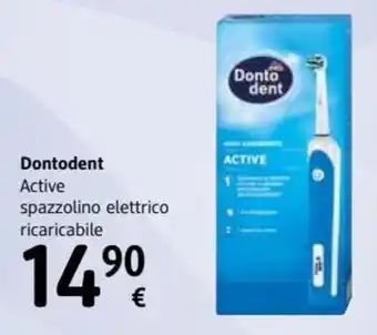 dm drogerie markt Dontodent Active spazzolino elettrico ricaricabile offerta