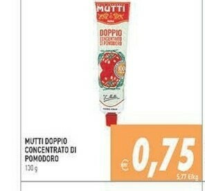 Gros Mutti Pomodori pelati offerta