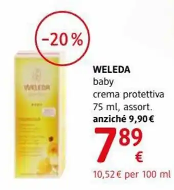 dm drogerie markt Weleda baby crema protettiva 75 ml offerta