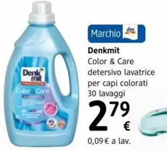 dm drogerie markt Denkmit Color & Care detersivo lavatrice per capi colorati 30 lavaggi offerta
