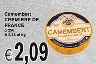 èccoMI Cremiere de France Camembert 250 g offerta