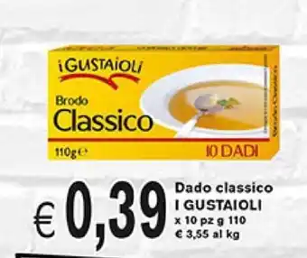 I Gustaioli Dado classico x 10 pz 110 g