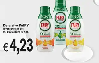 èccoMI Fairy Detersivo 600 ml offerta