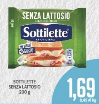 Supermercati Piccolo Sottilette senza lattosio 200 g offerta