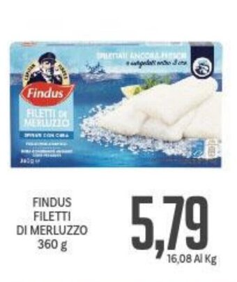 Supermercati Piccolo Findus Filetti di Merluzzo 360 g offerta