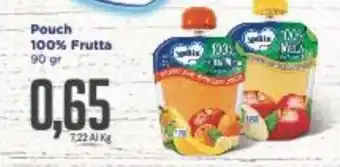 Supermercati Piccolo Mellin Pouch 100% Frutta 90 gr offerta