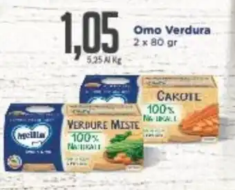 Supermercati Piccolo Mellin Omo Verdure 2 x 80gr offerta