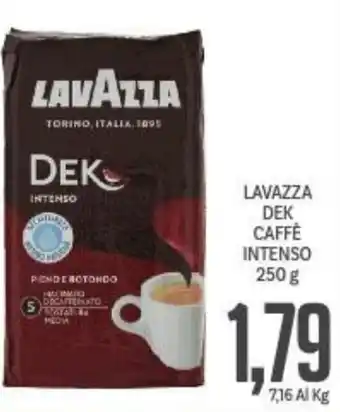 Supermercati Piccolo Lavazza Dek Caffè Intenso 250 g offerta