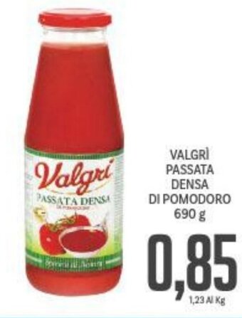 Supermercati Piccolo Valgrí Passata densa di pomodoro 690 g offerta
