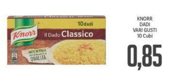 Knorr Dadi vari gusti 10 Cubi