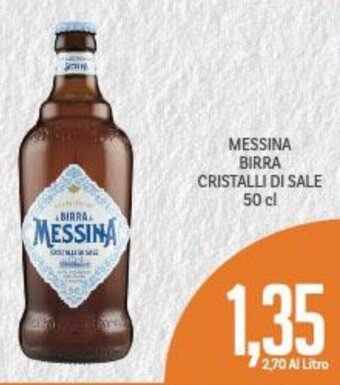 Supermercati Piccolo Messina Birra Cristalli di Sale 50 cl offerta