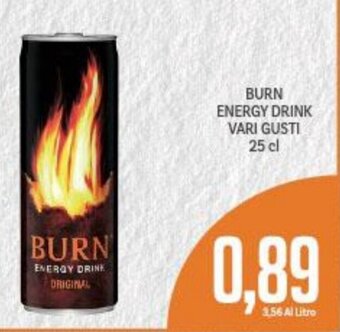 Supermercati Piccolo Burn Energy Drink vari gusti 25 cl offerta