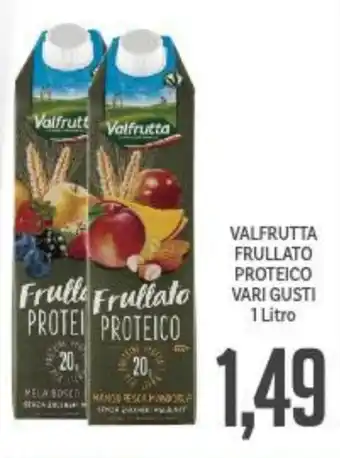 Supermercati Piccolo Valfrutta Frullato Proteico vari gusti 1 Litro offerta