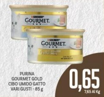 Supermercati Piccolo Purina Gourmet Gold Cibo Umido gatto vari gusti - 85 g offerta
