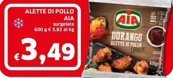 Ecu Discount Aia Durango Alette di Pollo 600 g offerta