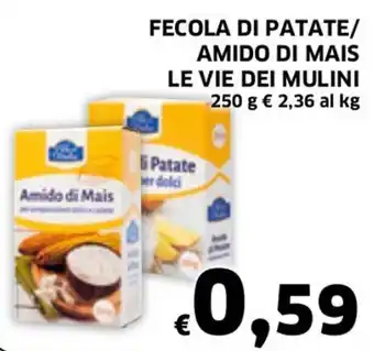 Le Vie dei Mulini Fecola di patate/Amido di mais 250 g
