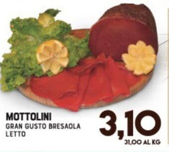 Gran Risparmio Mottolini Gran Gusto Bresaola offerta