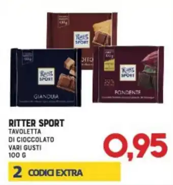 Ritter Sport Tavoletta di Cioccolato vari gusti 100 g