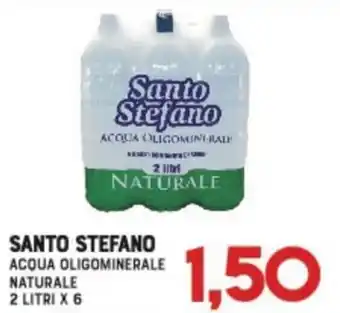 Gran Risparmio Santo Stefano Acqua Oligominerale Naturale 2 litri x 6 offerta