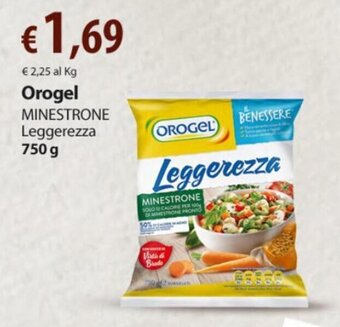 Extra Supermercati Orogel Minestrone Leggerezza 750 g offerta