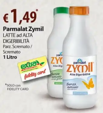 Extra Supermercati Parmalat Zymil Latte ad Alta Digerbilità 1 Litro offerta