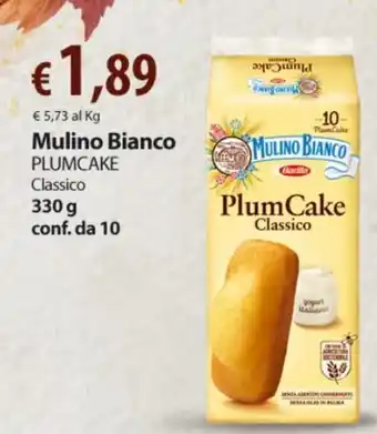 Extra Supermercati Barilla Mulino Bianco Plumcake 330 g offerta