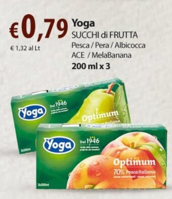 Extra Supermercati Yoga Succhi di frutta 200 ml x 3 offerta