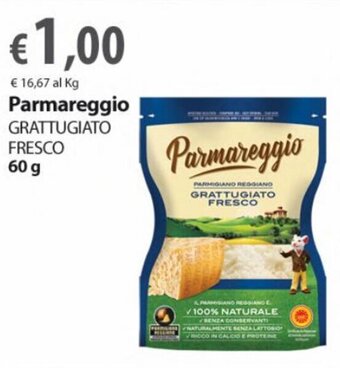 Extra Supermercati Parmareggio Grattugiato Fresco 60 g offerta