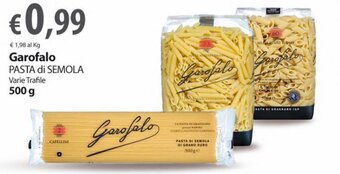 Extra Supermercati Garofalo Pasta di Semola 500 g offerta