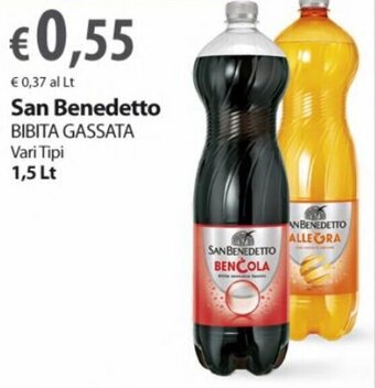 Extra Supermercati San Benedetto Bibita Gassata 1,5 Lt offerta