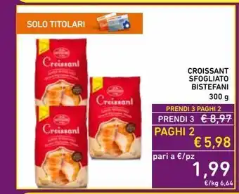 Croissant sfogliato bistefani 300 g