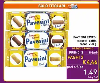 Pavesini pavesi classici , caffe , cacao 200 g