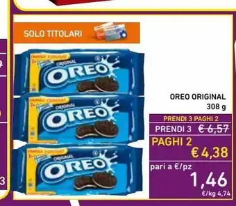 Spazio Conad Oreo original 308 g offerta