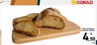 Spazio Conad Pane integrale di grano tenero offerta