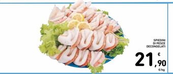Spazio Conad Spiedini di pesce decongelati offerta
