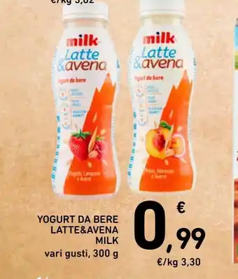 Spazio Conad Yogurt da bere latte & avena milk offerta