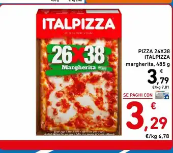 Spazio Conad Pizza 26 x 38 italpizza margherita 485 g offerta