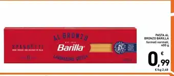 Spazio Conad Pasta al bronzo barilla offerta