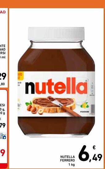 Spazio Conad Nutella ferrero offerta