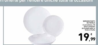 Spazio Conad Servizio piatti da tavola offerta