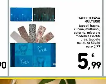 Spazio Conad Tappeti casa multiuso offerta